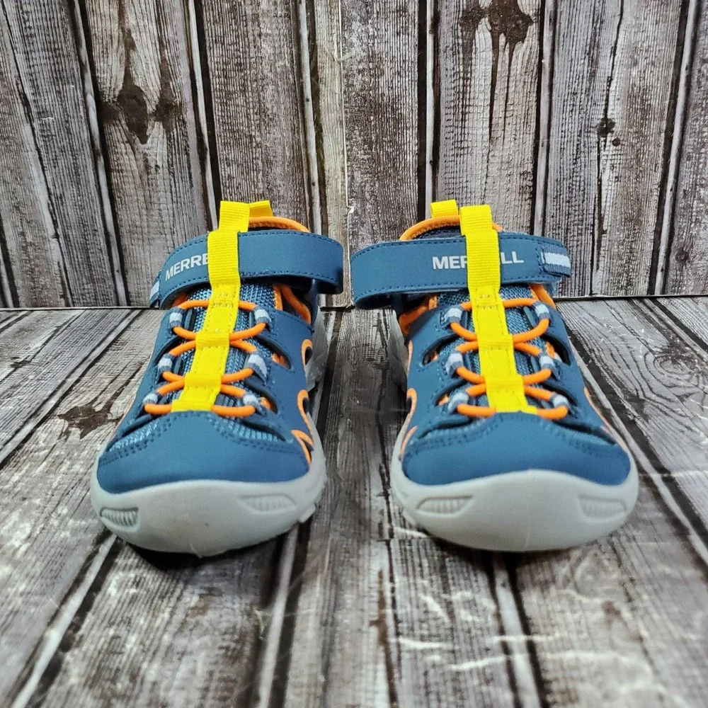 Merrell Youth Hydro Trekker MK166972 Navy Orange Sandal Size 12 M